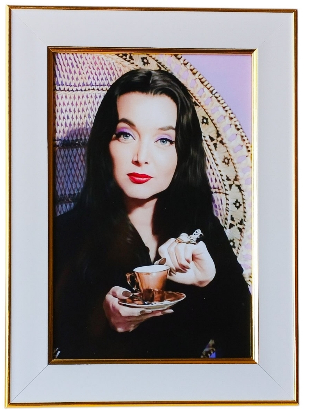 Addams Family Morticia Vintage Original Gothic Punk Rock Goth Emo Antique 60s
